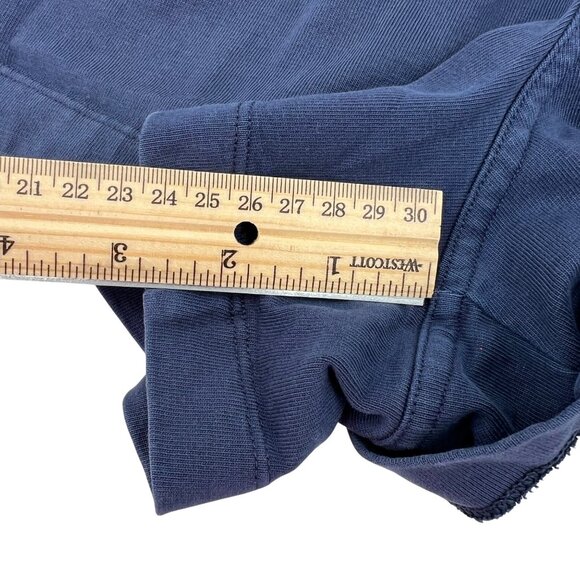 Calia Women's Large Navy Knit Elastic Waist Shorts - Picture 2 of 7